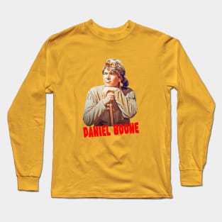 Daniel Boone - Frontier Hero - 60s Adventure Tv Series Long Sleeve T-Shirt